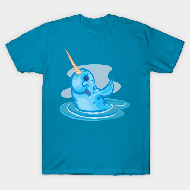 Narwhal T-Shirt by majanation